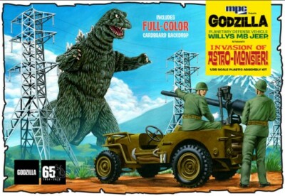 MPC 882 F/S GODZILLA WILLYS MB JEEP MODEL KIT-image