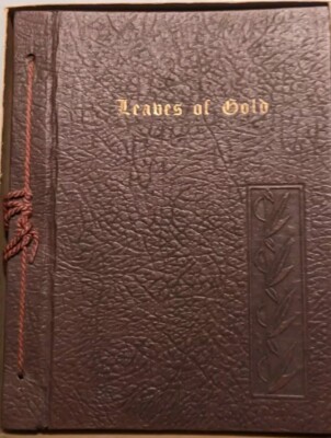 Vintage Leaves of Gold An Anthology of Prayers Memorable Phrases 1948 Book-image