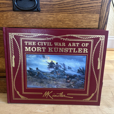 THE CIVIL WAR ART OF MORT KÜNSTLER Easton press Signed -image