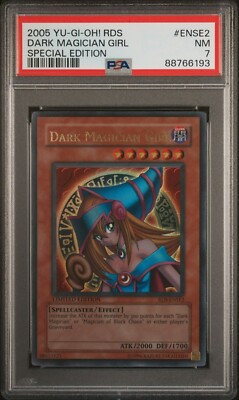 Yu-gi-oh! Dark Magician Girl RDS-ENSE2 PSA 7-image