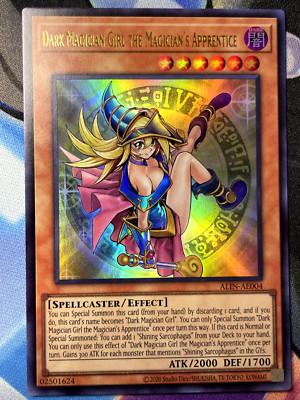 UNCENSORED ART Dark Magician Girl The Magician's Apprentice YUGIOH LART AsianEng-image