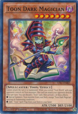 Yugioh - Toon Dark Magician - 1st Edition NM - Plus Free Holographic Card-image