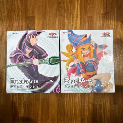 Yu-Gi-Oh! Equal=Arts Dark Magician & Dark Magician Girl Figure Set NEW Japan-image