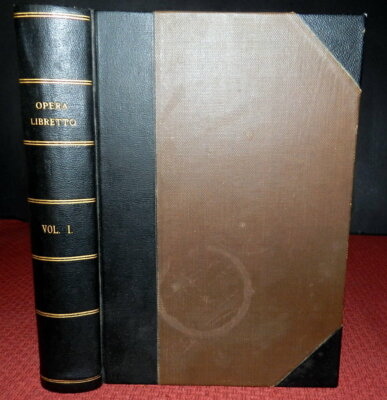 19 Rare Mid 19th C. Opera Librettos & Music. Unique Bound Collection-image