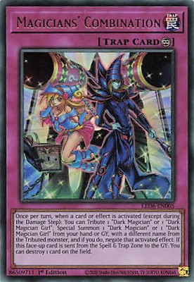 Yu-Gi-Oh! LED6: Magical Hero Dark Magician Dark Magician Girl #LED6-EN005 1st Ed-image