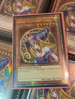 Yugioh! 1st Ed 💫“Dark Magician Girl” | MP24 | Quarter Century Secret Rare-image