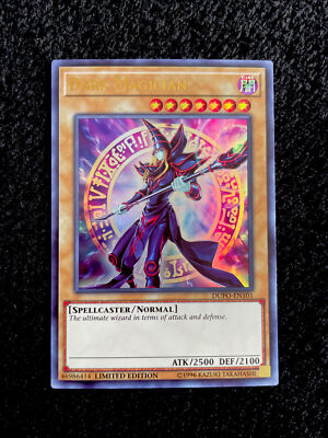 🔥YUGIOH • DARK MAGICIAN • ULTRA RARE • DUPO-EN101 • LIMITED EDITION • NM🔥-image