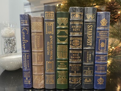 Easton Press NEIL GAIMEN (7 book) SIGNED COLLECTION-image