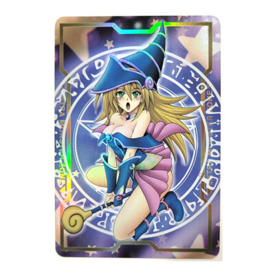 Doujin Art Waifu Anime Holo Foil ACG Card 1190 - Yu Gi Oh Dark Magician Girl-image