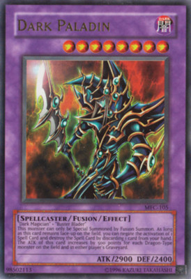 Yugioh! HP Dark Paladin - MFC-105 - Ultra Rare - Unlimited Edition Heavily Playe-image