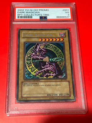 YU-GI-Oh! Promo Bpt-Collector's Tins 001 Dark Magician PSA 3-image