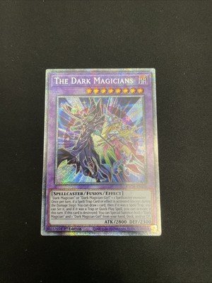 The Dark Magicians (Starlight Rare) BACH-EN100 Battle of Chaos 1st Edition-image