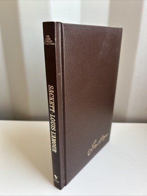 Sackett Louis Lamour A Bantam Down The Long Hills Brown Leatherette Book 1961 US-image