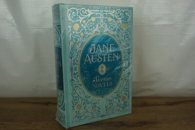 Jane Austen Seven Novels Hardcover Leatherbound Collectible Sealed-image