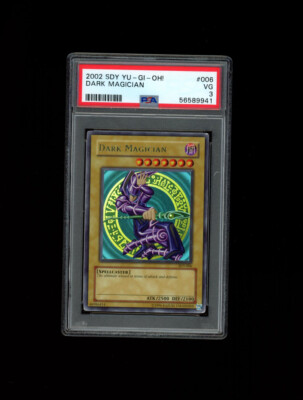 2002 Yu-Gi-Oh! SDY-006 DARK MAGICIAN HOLO PSA 3 VG Graded! Original 941-image