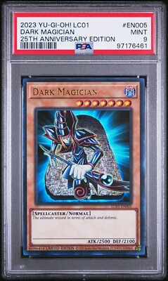2023 Yu-Gi-Oh! Dark Magician Ultra Rare Limited Edition LC01-EN005 PSA 9 Mint-image