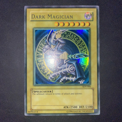 Yugioh Dark Magician SDY-006 Factory Faded Error-image