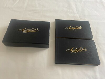 Easton Press 2 Vol. CLIFFORD K. BERRYMAN'S AUTOGRAPH BOOKS Leather Limited MINT-image