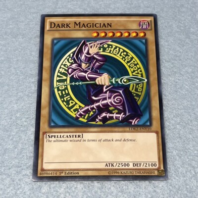 Yugioh Dark Magician 1st Edition Original Art Card LDK2 NM-image