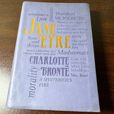 Jane Eyre by Charolette Bronte Collectible Deluxe Gift Soft Leather Feel Book -image