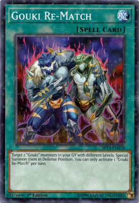 Yugioh! MP Gouki Re-Match - SP18-EN039 - Starfoil Rare - 1st Edition Moderately -image