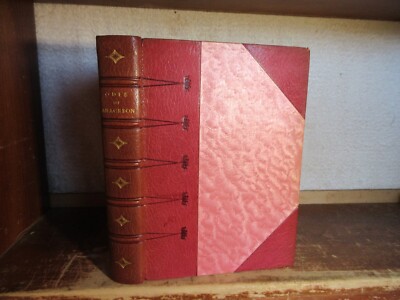 Old ODES OF ANACREON / GREEK ANTHOLOGY Leather Book LOVE DRINKING FINE BINDING-image