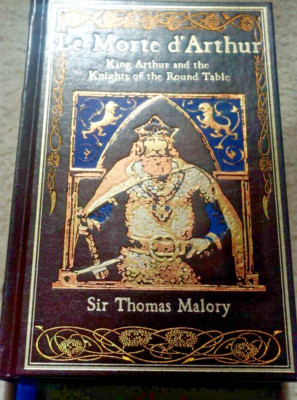 Le Morte d'Arthur by Thomas Malory King Arthur New Leather Bound Collectible-image