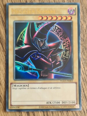 Dark Magician (V.2 - Ultra Rare)●YUGIOH●YGLD●2015●FRENCH●NM #10511-image