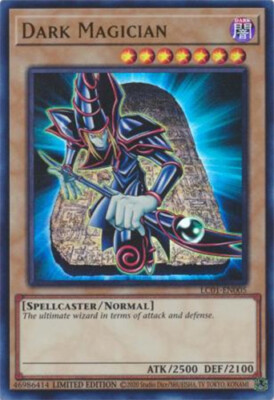 Yu-Gi-Oh Card - LC01-EN005 - DARK MAGICIAN (ultra rare holo) - NM/Mint-image