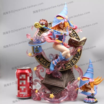 Anime Yu-Gi-Oh! Dark Black Magician Girl 37.5cm PVC Figure Model Statue NEW-image