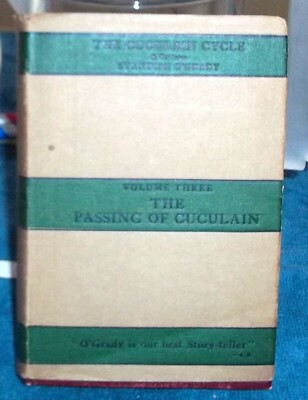 nice antique 1921 book the triumph and passing of cuculain by standish o’grady-image