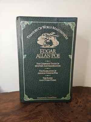 Treasury of World Masterpieces : Edgar Allan Poe (1982, Leatherbound) - good-image