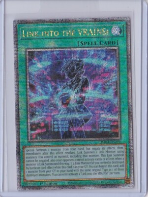 1x Link into the VRAINS! | RA04-EN294 | QCR | 1st Ed | Near Mint-image