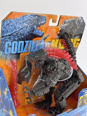 Playmates Toy Godzilla Vs  Kong Battle Mechagodzilla Action Figure Rare! 6”-image