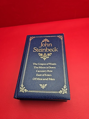 John Steinbeck 5 in 1 Hardcover Book Collection Heinemann/Octopus 5th print-image