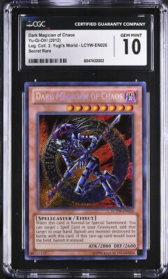 CGC 10 Dark Magician of Chaos LCYW-EN026 Legendary Collection 3 Yugi’s World-image