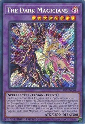 Near Mint, English Yu Gi Oh The Dark Magicians - LDS3-EN090 - Secret Rare - Limi-image