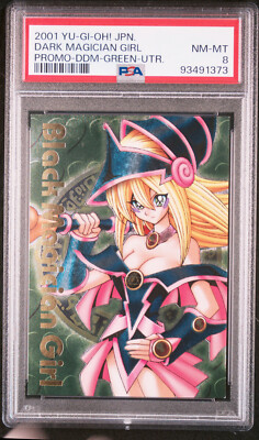 2001 Yu-Gi-Oh! JPN. - DARK MAGICIAN GIRL - PROMO.DDM.GREEN.UTR - PSA 8-image