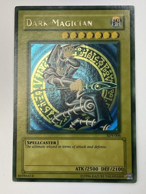 YU-GI-OH! TCG: Dark Magician SDY-006 NP Ultra Rare FADED MISPRINT PROSHIPPER-image