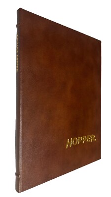 EASTON PRESS EDWARD HOPPER 1ST EDITION THUS/1ST  FINE FULL LEATHER *N-MINT!*-image