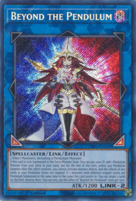 Yugioh! LP Beyond the Pendulum - DIFO-EN048 - Secret Rare - 1st Edition Lightly -image