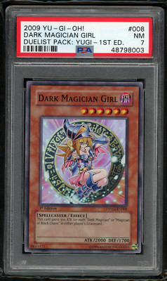 2009 YU-GI-OH! DPYG-EN008 DARK MAGICIAN GIRL 1ST EDITION-PSA 7 NEAR MINT-Super ✨-image