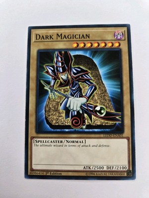 (LP) Dark Magician - LEDD-ENA01 - Common - 1st Edition  YuGiOh-image