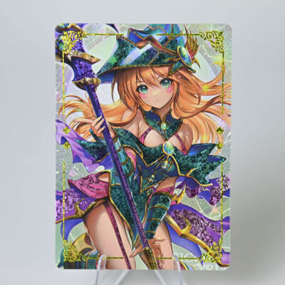 Dark Magician Girl Doujin Card Series 1 Yu-Gi-Oh DMG YGO Waifu ACG Custom DIY-image