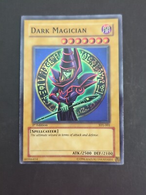 Dark Magician SYE-001 1st Edition Super Rare Crease-image