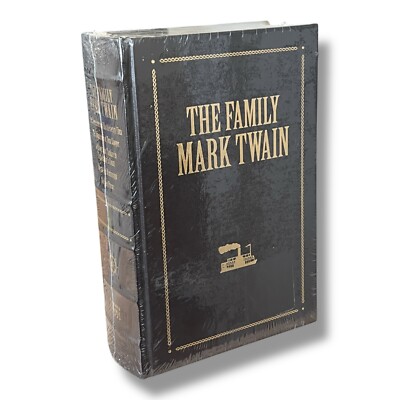1992 Sealed! The Family Mark Twain Leather Hardcover 5 Novels Barnes And Noble-image