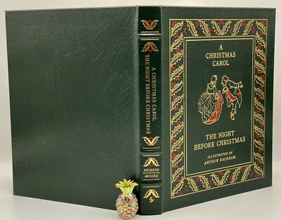 Easton Press A CHRISTMAS CAROL NIGHT BEFORE Dickens ILLUSTRATED Arthur RACKHAM!-image