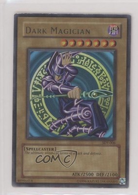 Dark Magician Unlimited YuGiOh Starter Deck Yugi #SDY-006 2002 7bt-image