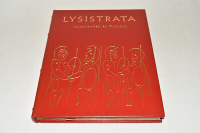 Easton Press LYSISTRATA Aristophanes LEATHER 1983 1ST ILLUST PABLO PICASSO FINE!-image