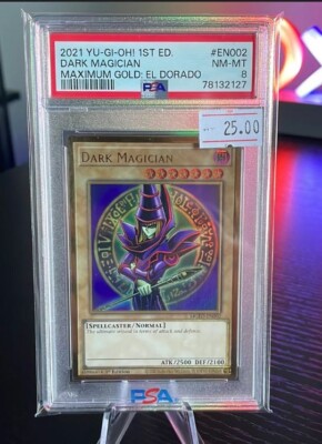 2021 Yu-Gi-Oh! Maximum Gold: El Dorado Dark Magician PSA 8-image